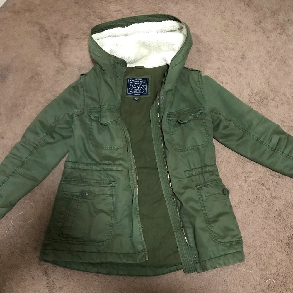 🍂 American Eagle Women’s Military Coat